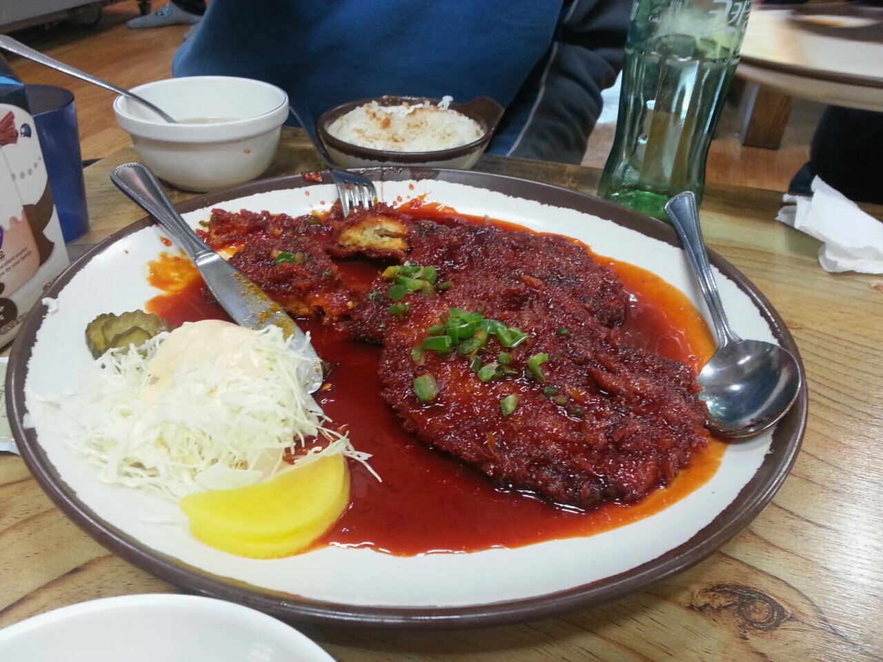 웹진 인벤 : 신대방 왕돈까스 도전했어요 - 인벤 애니메이션 소모임 웹진 인벤 : 신대방 왕돈까스 도전했어요