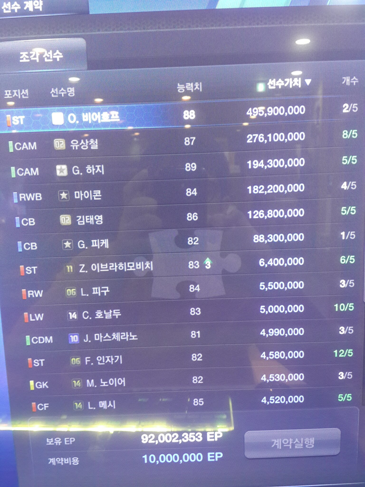 피파온라인3 인벤 : 비어호프 원래 이렇게 안나오나요?ㅠ - 피파 온라인3 인벤 자유게시판 피파온라인3 인벤 : 비어호프 원래 이렇게 안나오나요?ㅠ