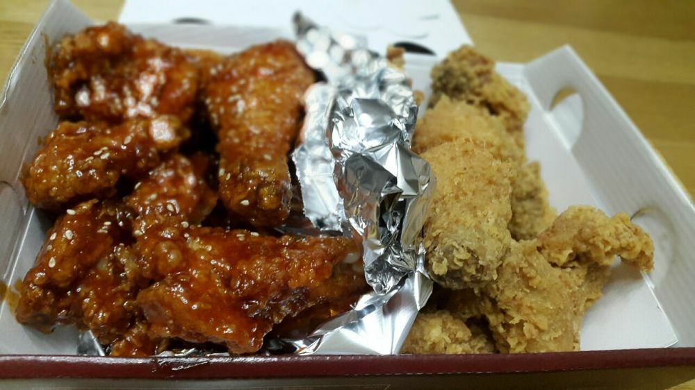 웹진 인벤 : 비비큐 황금올리브 후라이드 양념반! - 인벤 요리/맛집 갤러리 - 인벤 웹진 인벤 : 비비큐 황금올리브 후라이드 양념반!