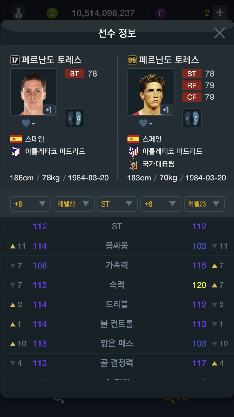 피파 온라인3 인벤 : 토레스06vs17 금카선택좀요!! - 피파 온라인3 인벤 자유게시판 피파 온라인3 인벤 : 토레스06vs17 금카선택좀요!!