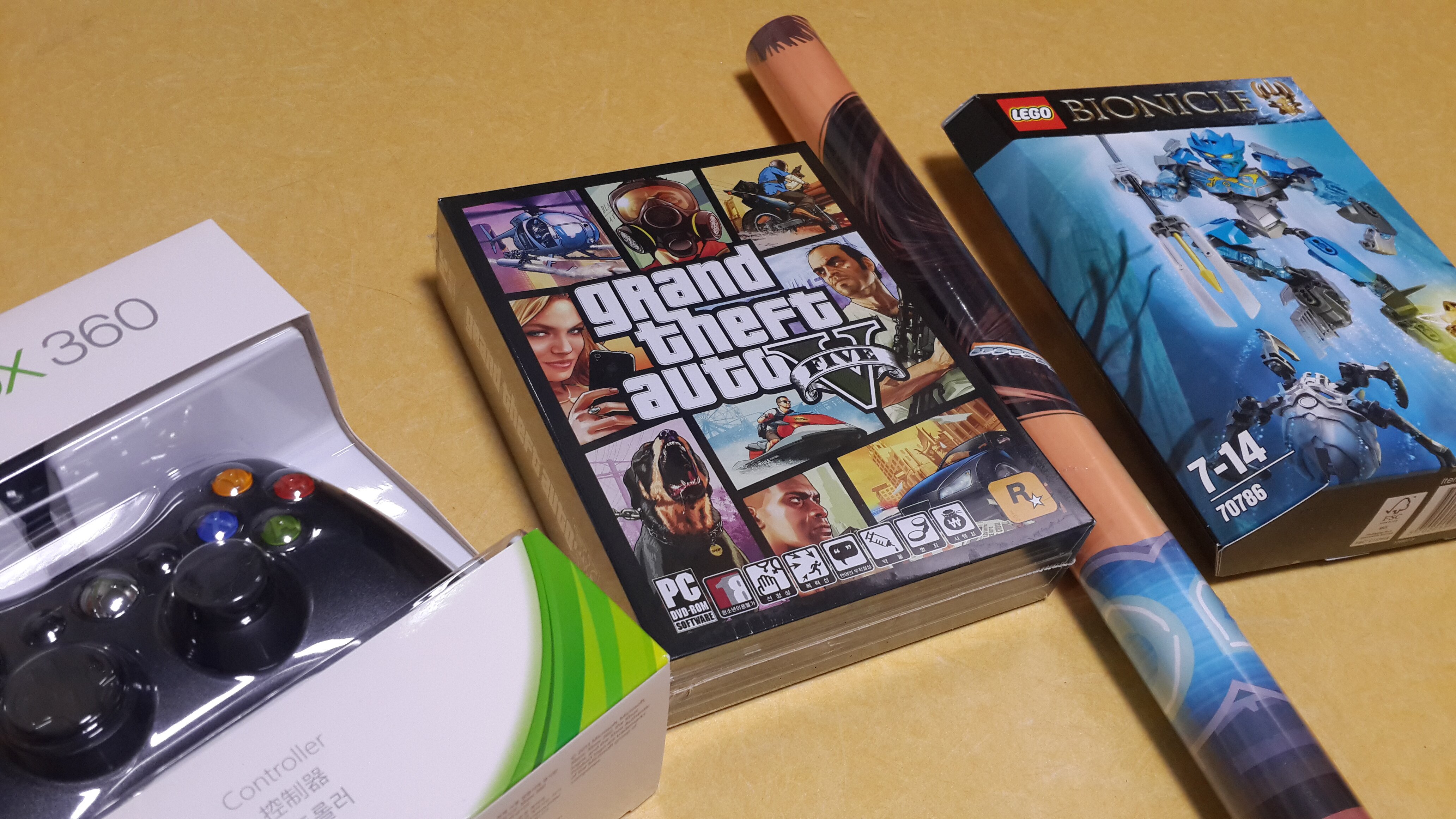 GTA 5 PC & Xbox360 패드 & 레고 바이오니클