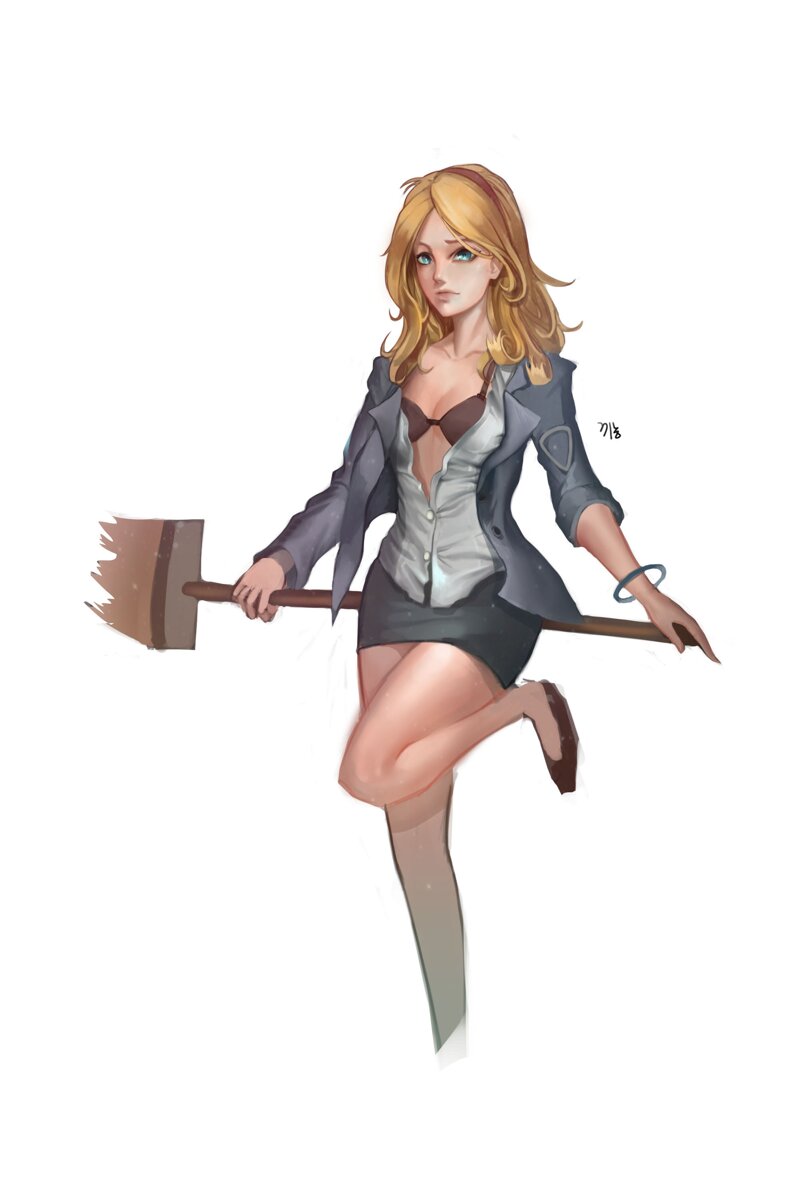 리그오브레전드 인벤 : 청소해라 럭스야 - LoL 팬아트/카툰 게시판 청소해라 럭스야