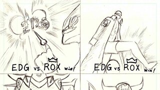 [롤드컵] 8강 ROX vs EDG 간단요약 (수정)