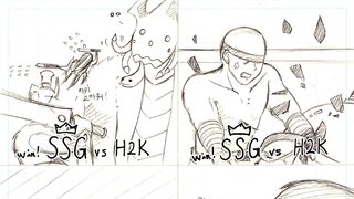 [롤드컵] 4강전 SSG vs H2K 간단요약