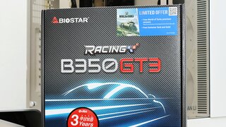 AMD 라이젠과 함께 !! 바이오스타 이엠텍 RACING B350 GT3.