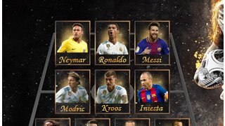 2017 FIFPro WORLD XI 무배경 페이스온