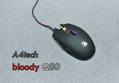 군더더기 없는 게이밍 마우스 A4Tech Bloody Q80 네온 X'GLIDE