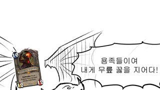 확장팩 사제 신카드 보고 만든 낙서만화