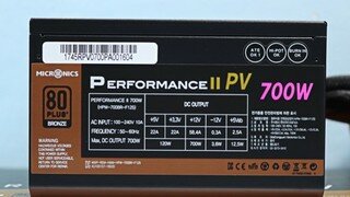 마이크로닉스 Performance II PV 700W 80Plus Bronze Surge 4K 사용기