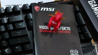 MSI GK80 게이밍 키보드+캡슐용용 당첨 인증!!