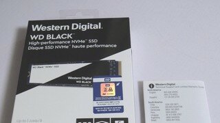 WD Black 3D M.2 SSD 인코딩 테스트