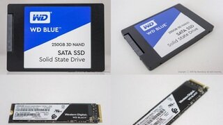 WD Black 3D M,2 2280 250GB & WD Blue 3D SSD 250GB 사용기 (종합)