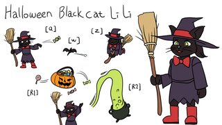 검은 고양이 리리 스킨