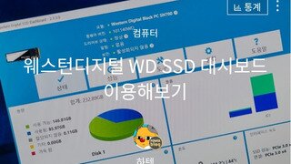 WD Black 3D NVMe SSD 대시보드