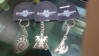 스타크래프트 3종 열쇠고리 당첨되었습니다.