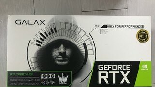 GALAX RTX 2080 Ti Hall Of Fame D6 11G 그래픽카드
