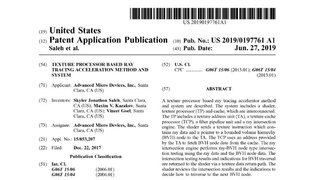 SW의 유연성과 HW의 성능, AMD 하이브리드 레이트레이싱 특허 출원