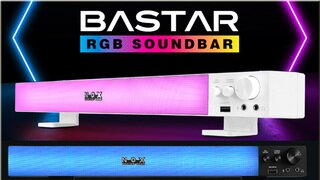 RGB LED 감성 PC스피커, 티앤에스인터내셔널 NOX BASTAR RGB 사운드바