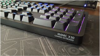 게임에는 마닉 청축이지! 마이크로닉스 MANIC X30 마닉축 기계식키보드 사용기.