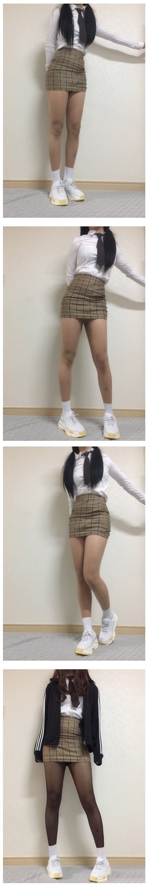 고딩 치마 
